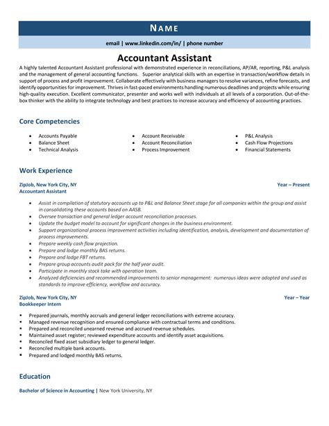 accounting assistant resume|Accounting Assistant Resume—Sample and 25